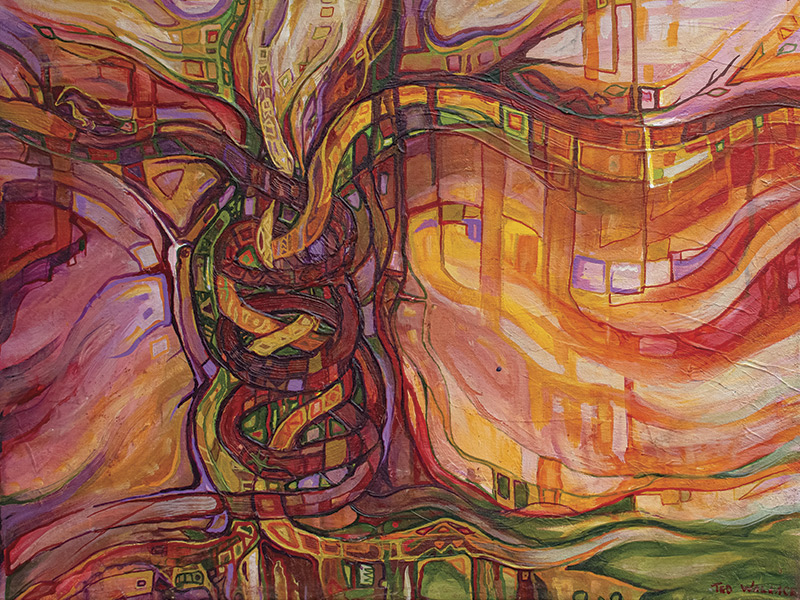 2024 Kootenay Boundary Calendar Artwork-Tree is Life -Ted Wallace