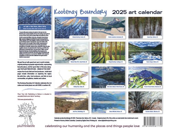 2025 Kootenay Boundary Art Calendar - Image 2